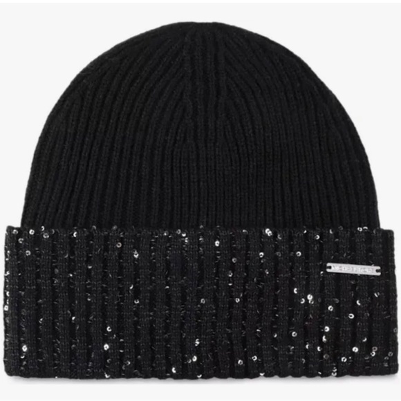 Michael Kors Sequin Stripe Cuff Hat
Beanie Black One Size - Picture 1 of 4